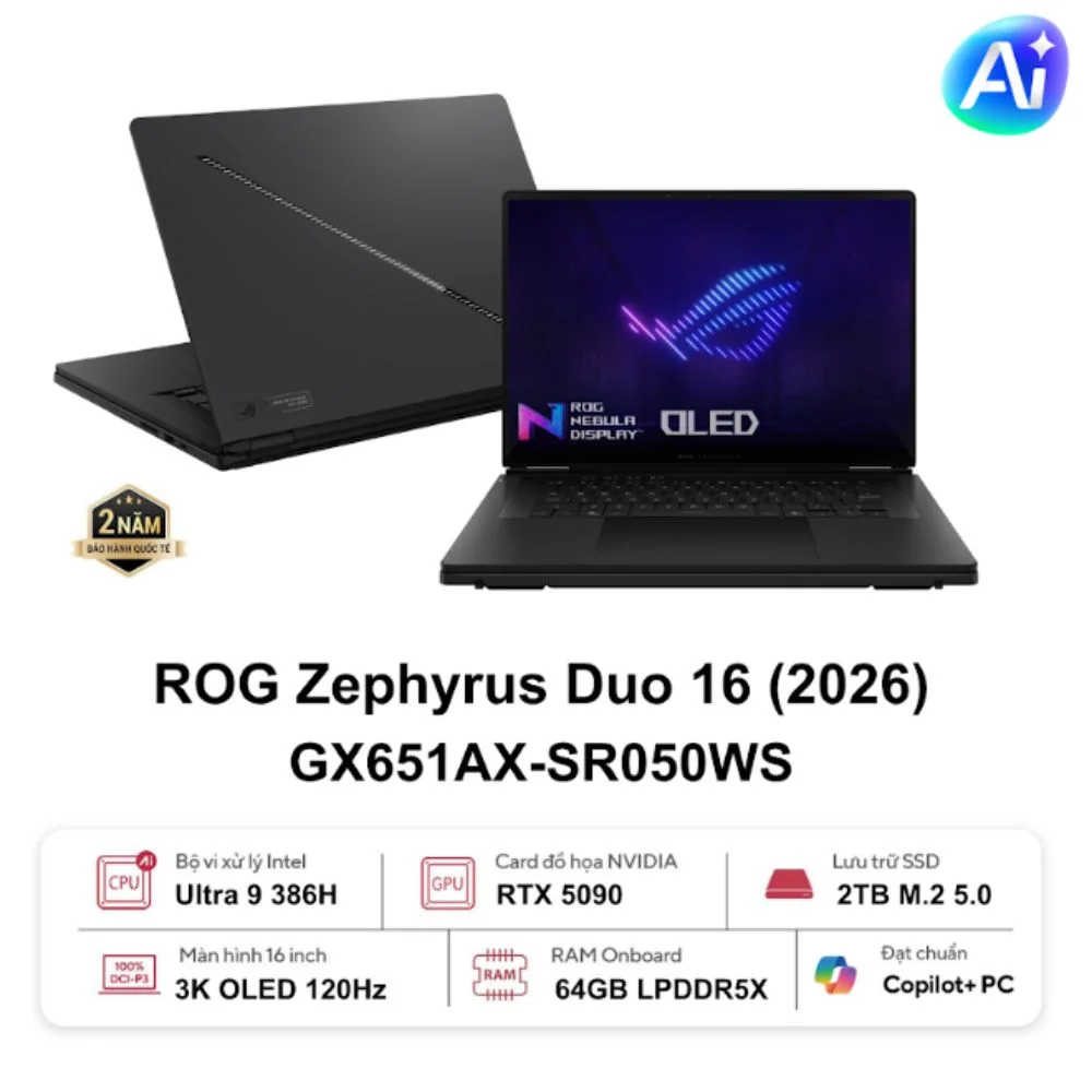 Laptop Asus Gaming ROG Zephyrus DUO 16 GX651AX-SR050WS