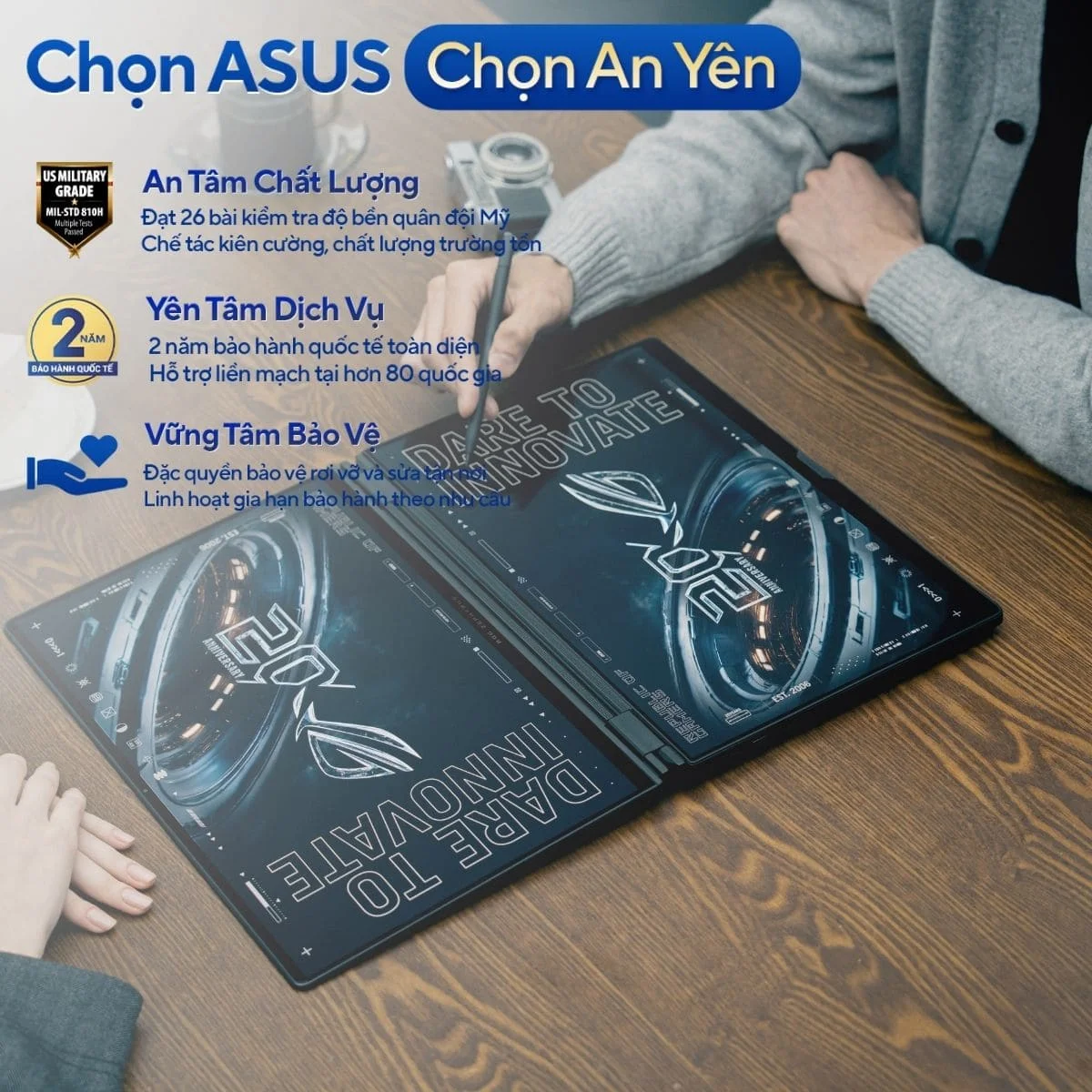 Laptop Asus Gaming ROG Zephyrus DUO 16 GX651AX-SR050WS — ảnh 2